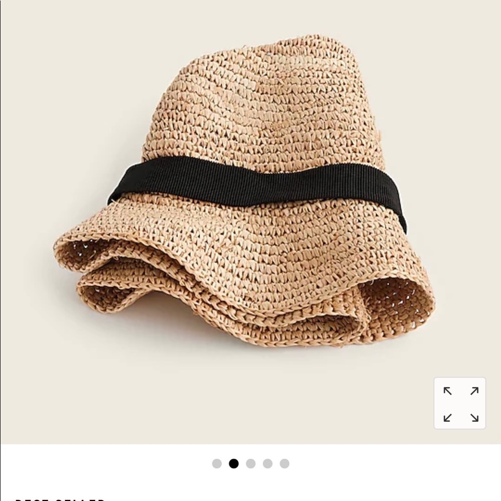Jcrew packable straw hat - Picture 3 of 13